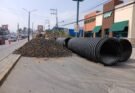 Avanzan trabajos de rehabilitación en dren pluvial de la prolongación de la Avenida Hidalgo